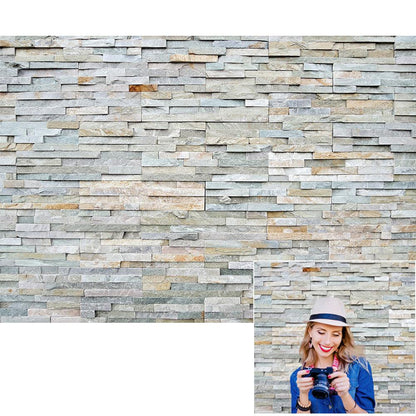 Stone Wall Limestone Rock Wall Background Printable Photography Backdrop KH03721