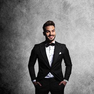 Karole Mead Abstract Art Black White  Backdrop for Photography