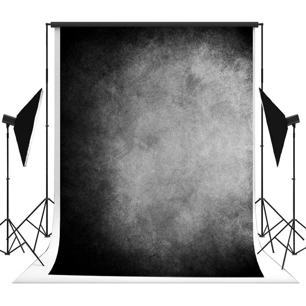 Karole Mead Abstract Art Black White  Backdrop for Photography