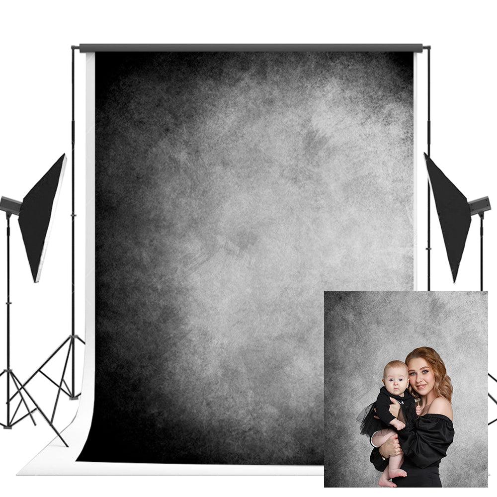 Karole Mead Abstract Art Black White  Backdrop for Photography