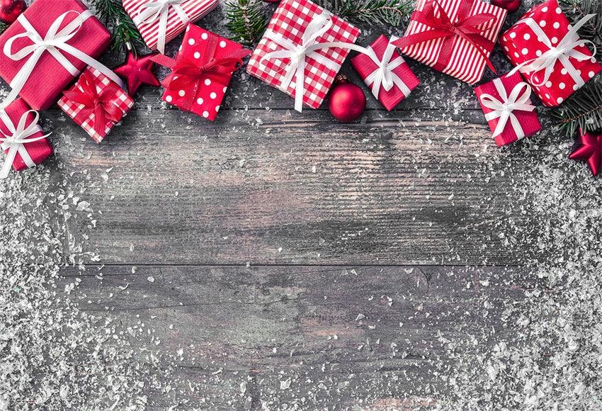 Christmas gift photography background snowflake wooden wall background