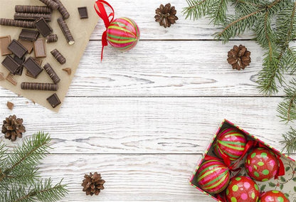 Christmas Wood Backdrop for Photography