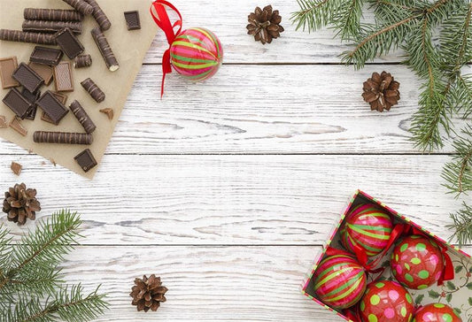 Christmas Wood Backdrop for Photography