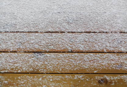 Winter Wood Snow Cover Wood Board Photography Backdrop