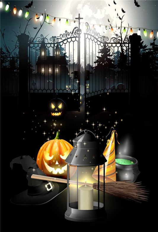 Door of Hell Magic Halloween Photo Backdrops
