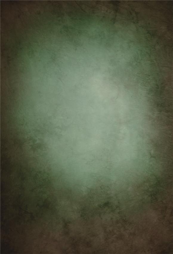 Retro Green Abstract Portrait Photography Backdrops