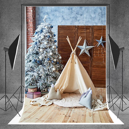 Rose Pink Photo Booth Prop Backdrop for Christmas