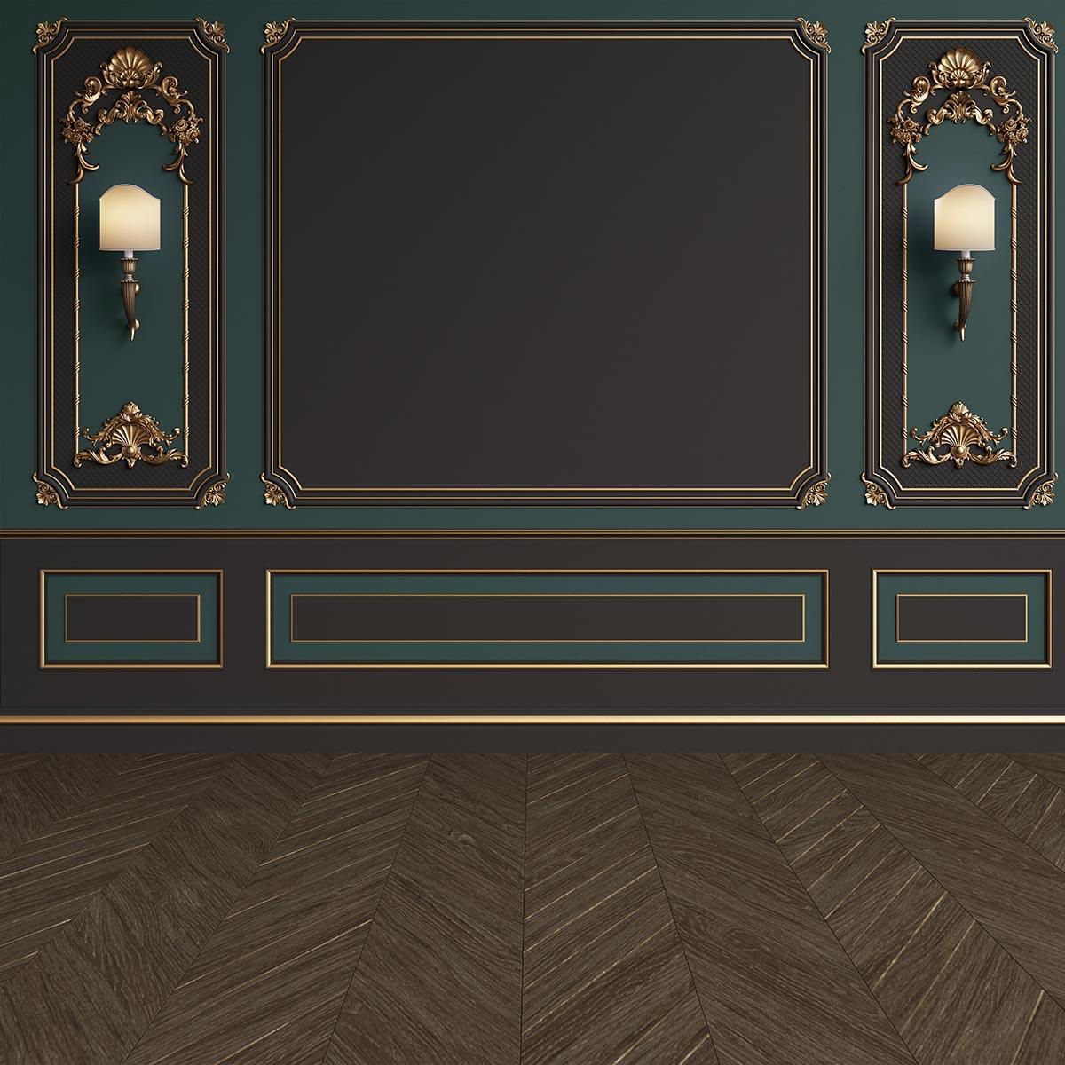 Dark Blue Black Wooden Floor Backdrop Backdrop for Wedding