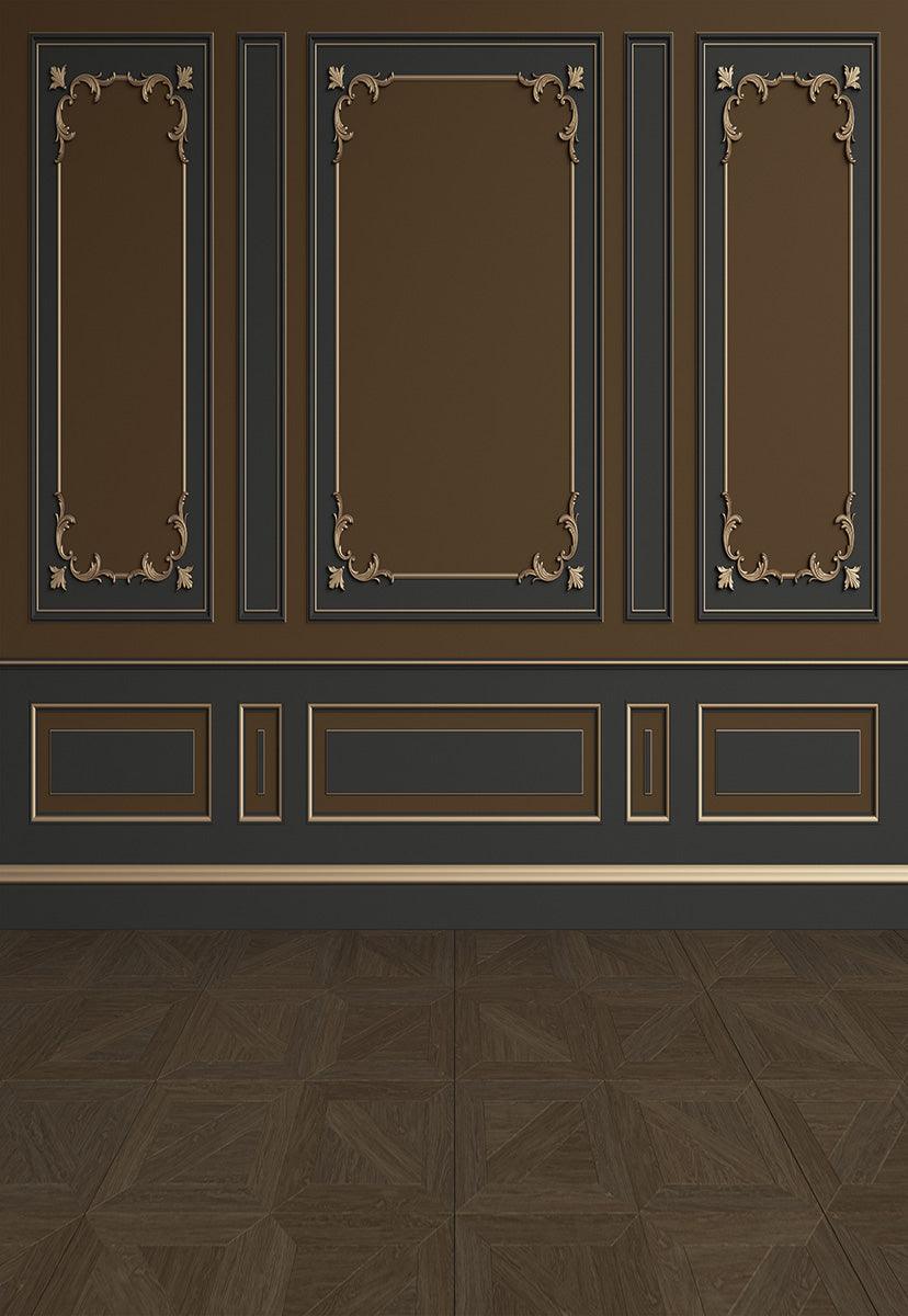 Brown Black Wall Wedding Photography Backdrops