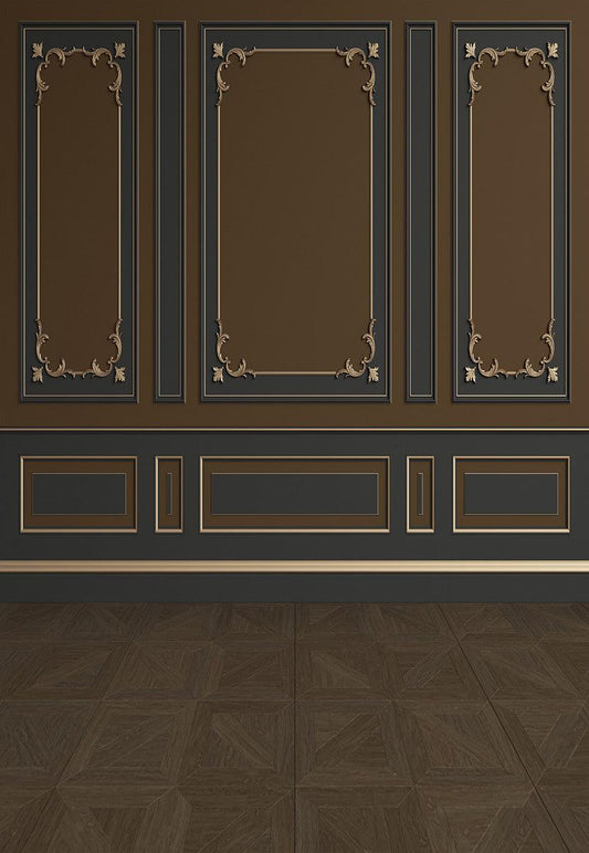 Brown Black Wall Wedding Photography Backdrops