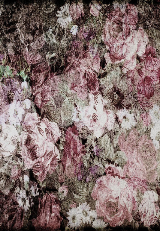 Vintage Retro Flowers Baby Show newborn Photography Backdrops