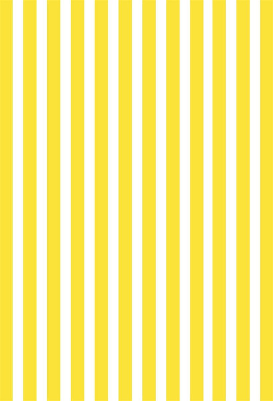 Yellow and White Stripes Backdrops for Photography Prop