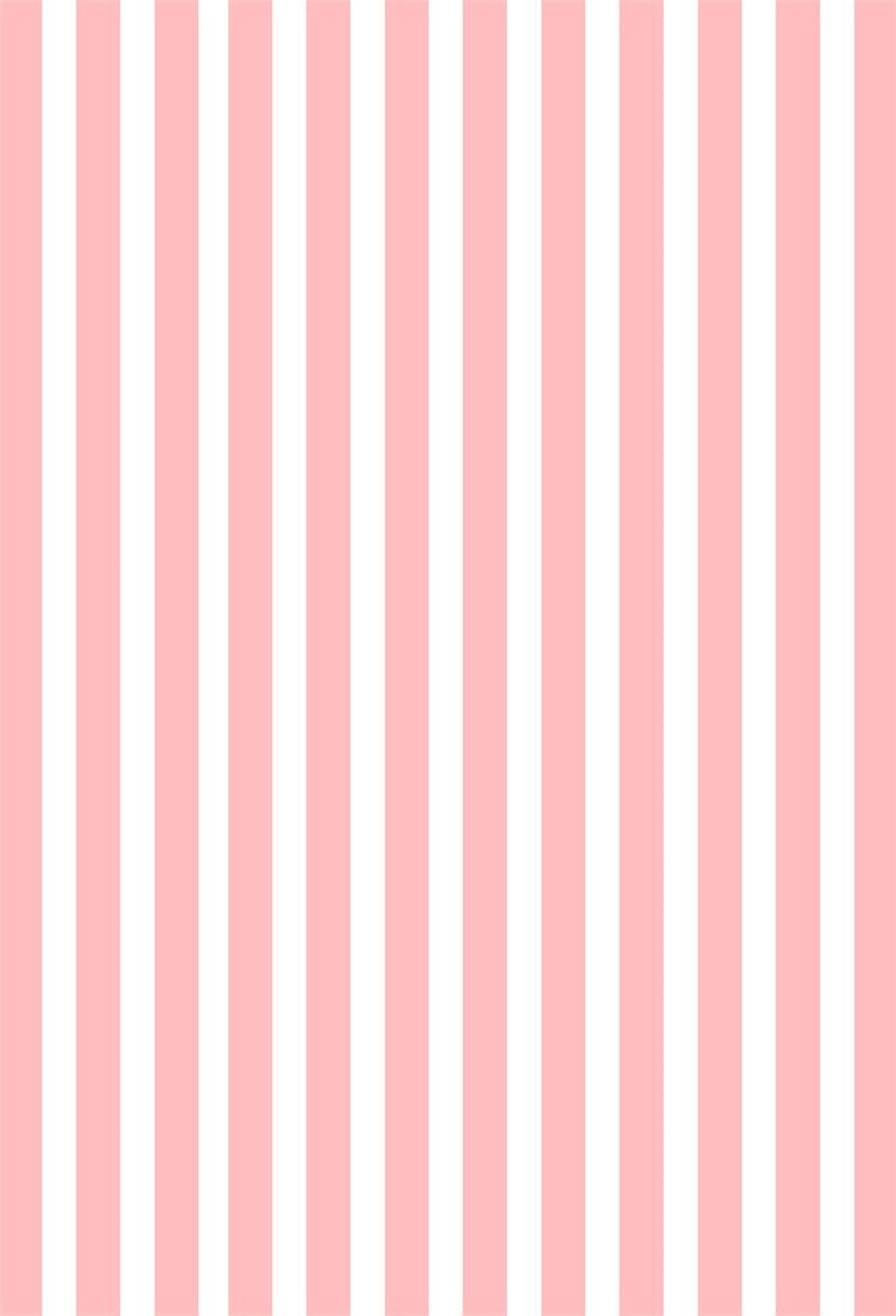 Pink and White Stripes Birthday Backdrops for Photography Prop