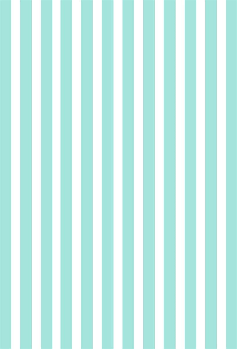 Mint and White Stripes Photo Background Fabric Backdrops