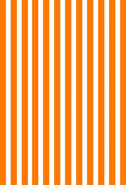 Orange and White Stripes Portrait Fabric Photography Backdrops
