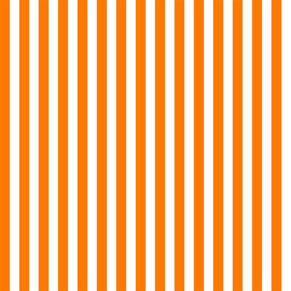 Orange and White Stripes Portrait Fabric Photography Backdrops