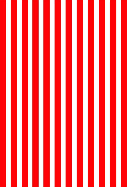 Red and White Stripes Table Banner Photo Background