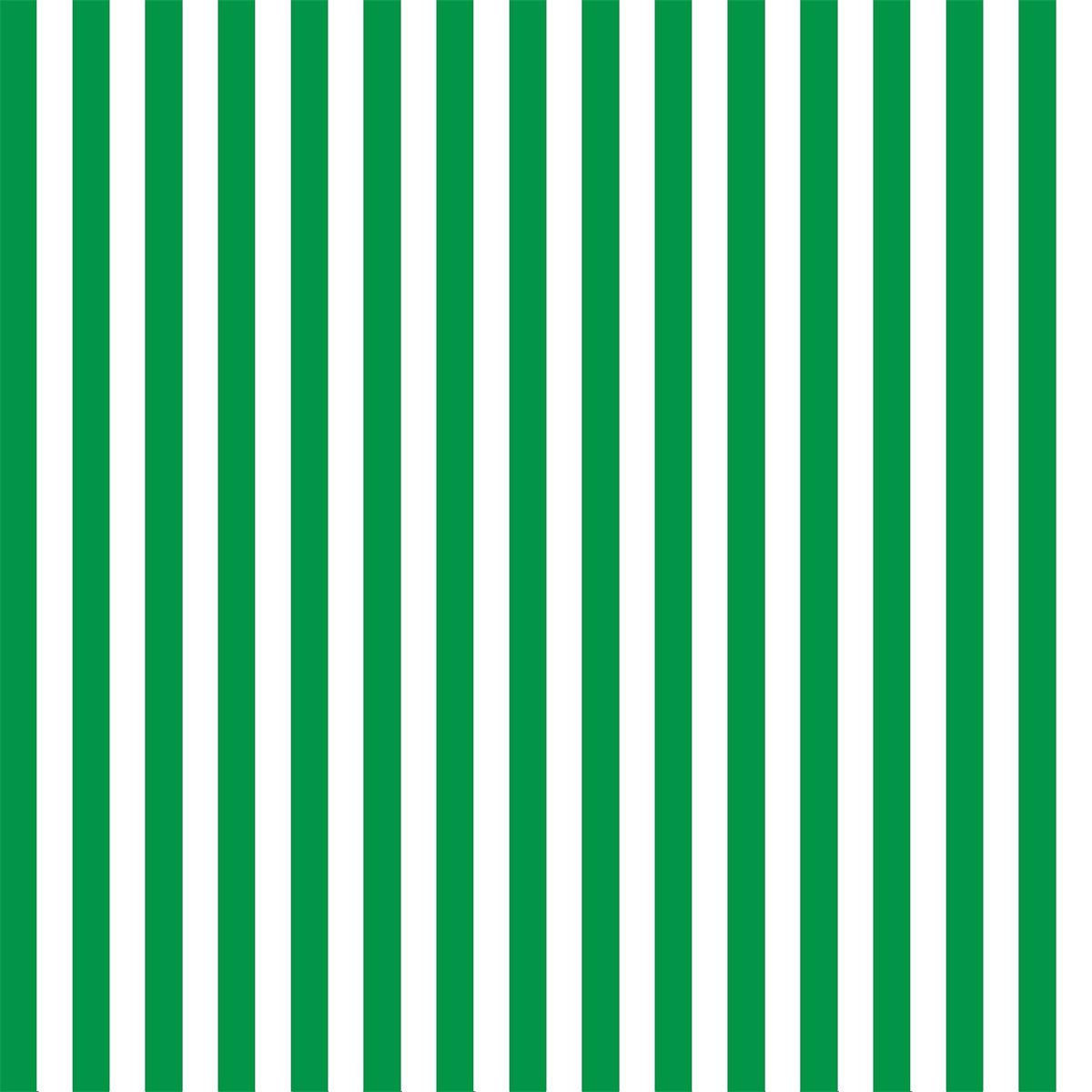 Green and White Stripes Baby Show Photo Backdrops