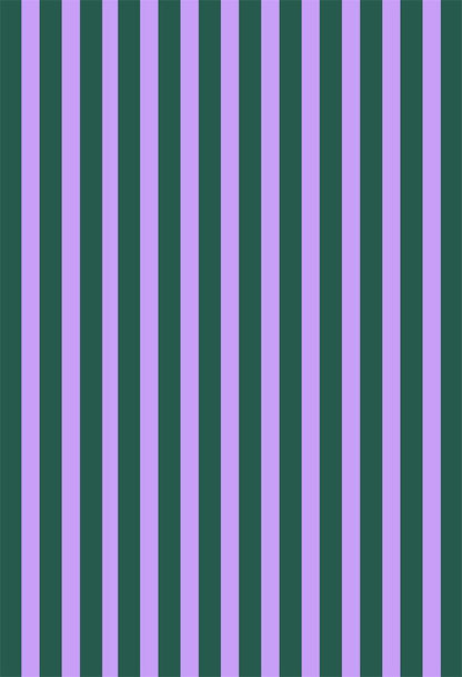 Lavender and Dark Green Stripes Backdrops for Photography Prop