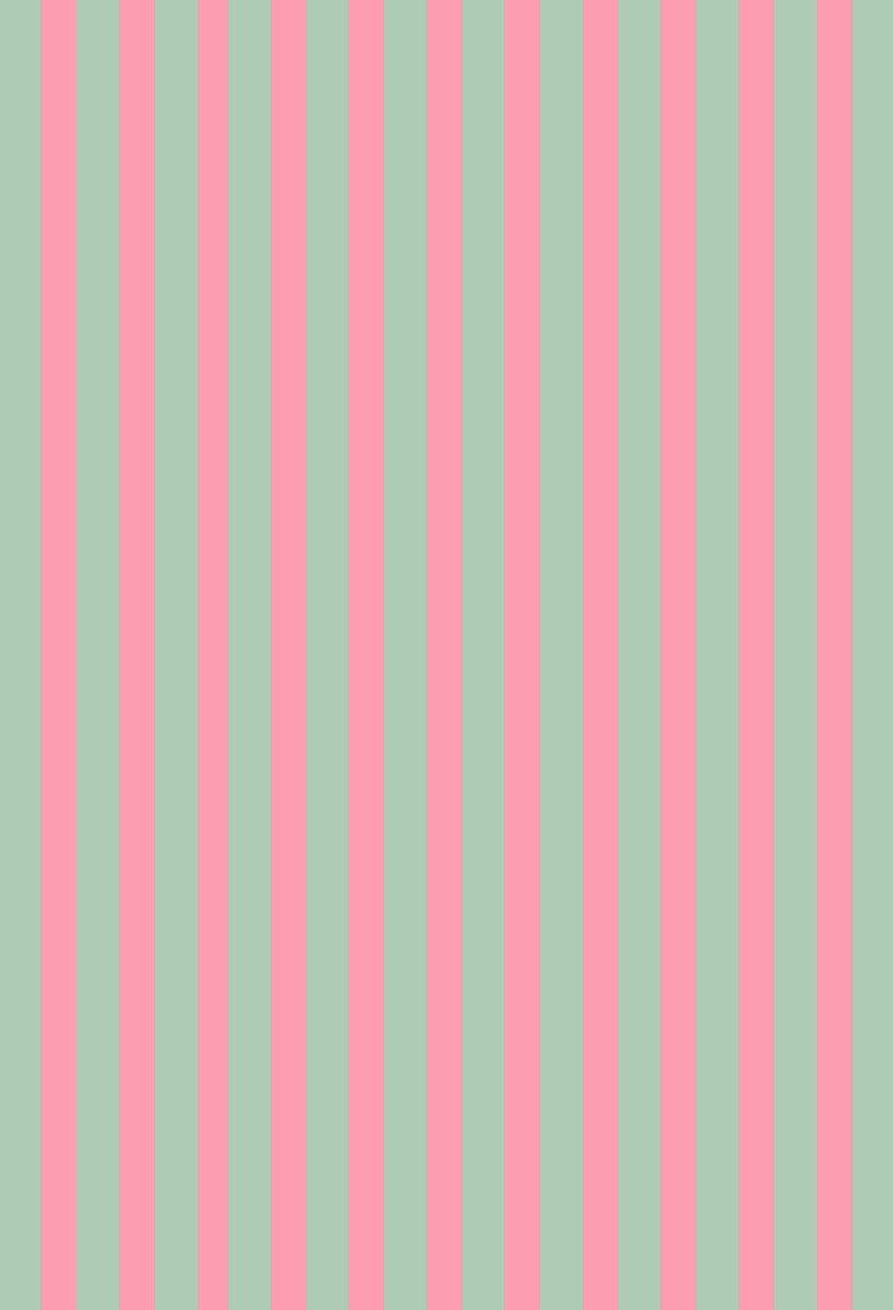 Grass Green and Pink Stripes Photo Backdrops