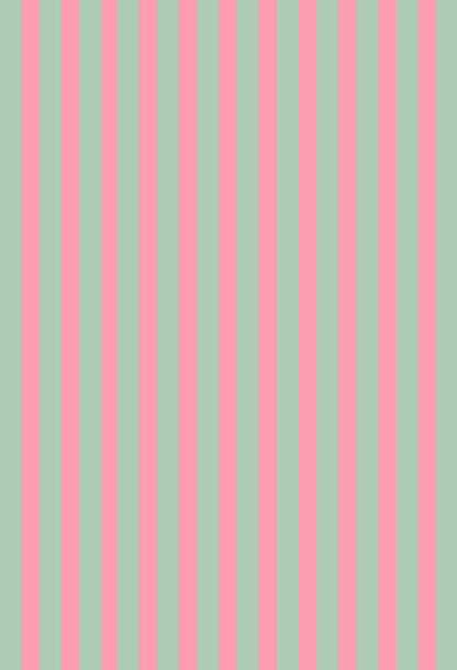 Grass Green and Pink Stripes Photo Backdrops