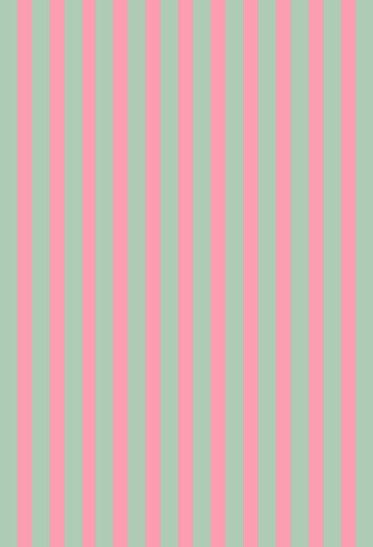 Grass Green and Pink Stripes Photo Backdrops