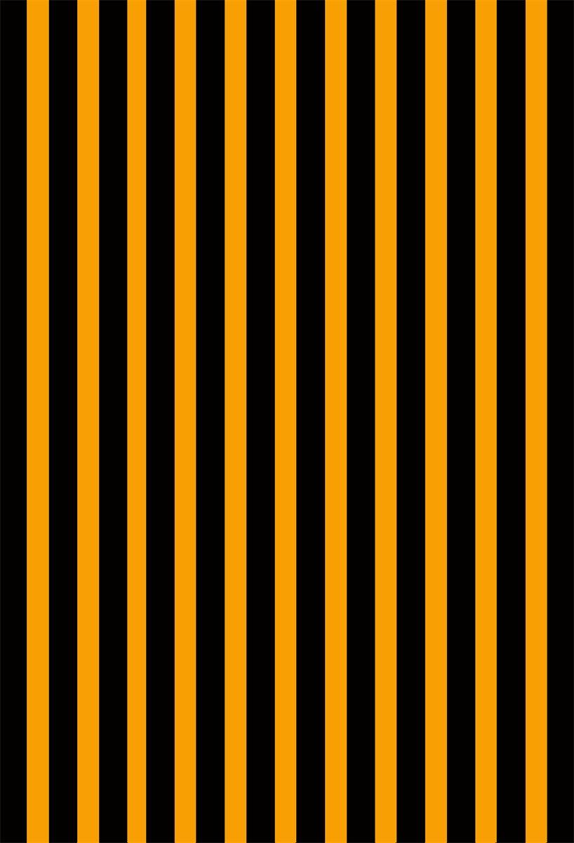 Black and Orange Stripes Photo Studio Backdrops