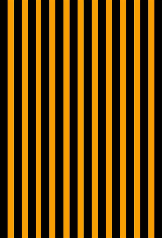 Black and Orange Stripes Photo Studio Backdrops