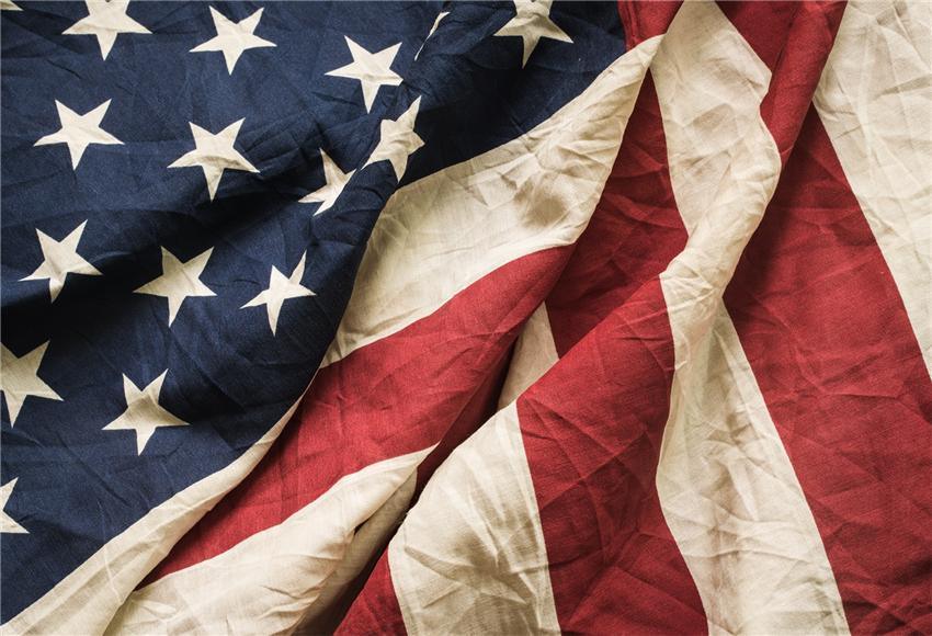 Fabric Flag Backdrop for Independence 4th of July Photography