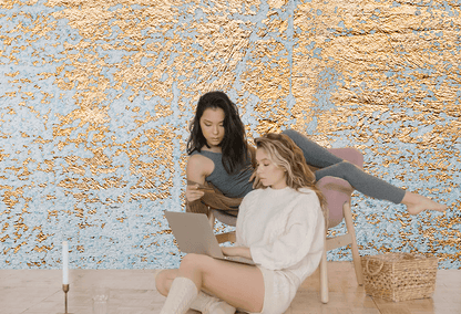 Retro Wall Shiny Gold Abstract Backdrop for Photography Prop