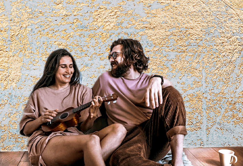 Retro Wall Shiny Gold Abstract Backdrop for Photography Prop