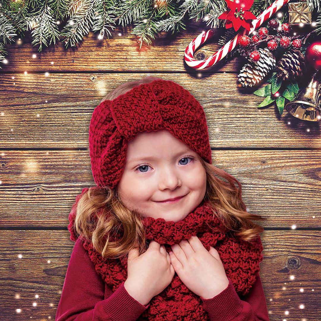 Brown Wood Wall Shiny Christmas Backdrops
