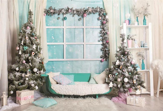 Christmas Tree Photo Booth Prop Backdrops