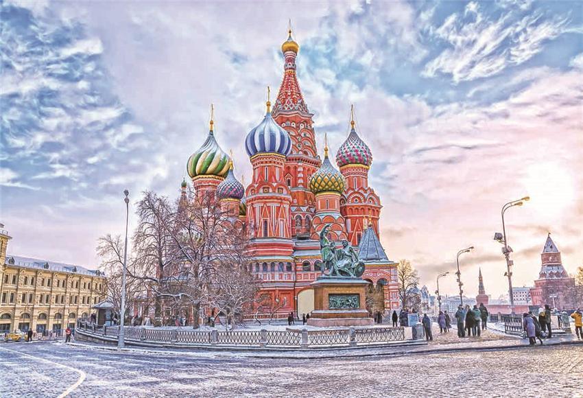Castle Backdrop for Photography Blue Sky Background