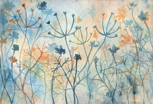 Abstract Branches Flowers Backdrops