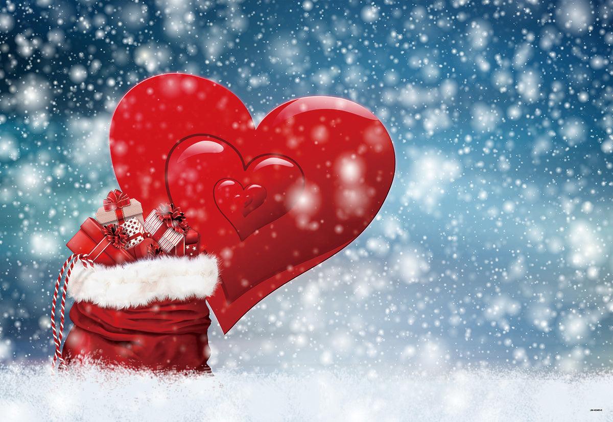 Snowflake Christmas Gift Bags Backdrops