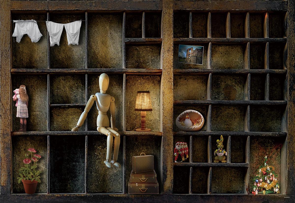 Dark Wooden Happy Birthday Balloon Photo Backdrops