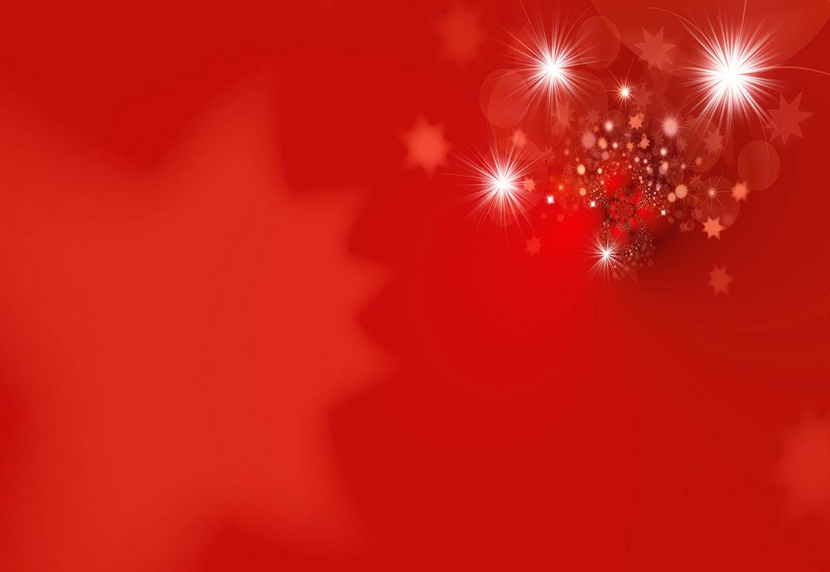 Red Shiny Star Valentine's Day Photo Backdrops