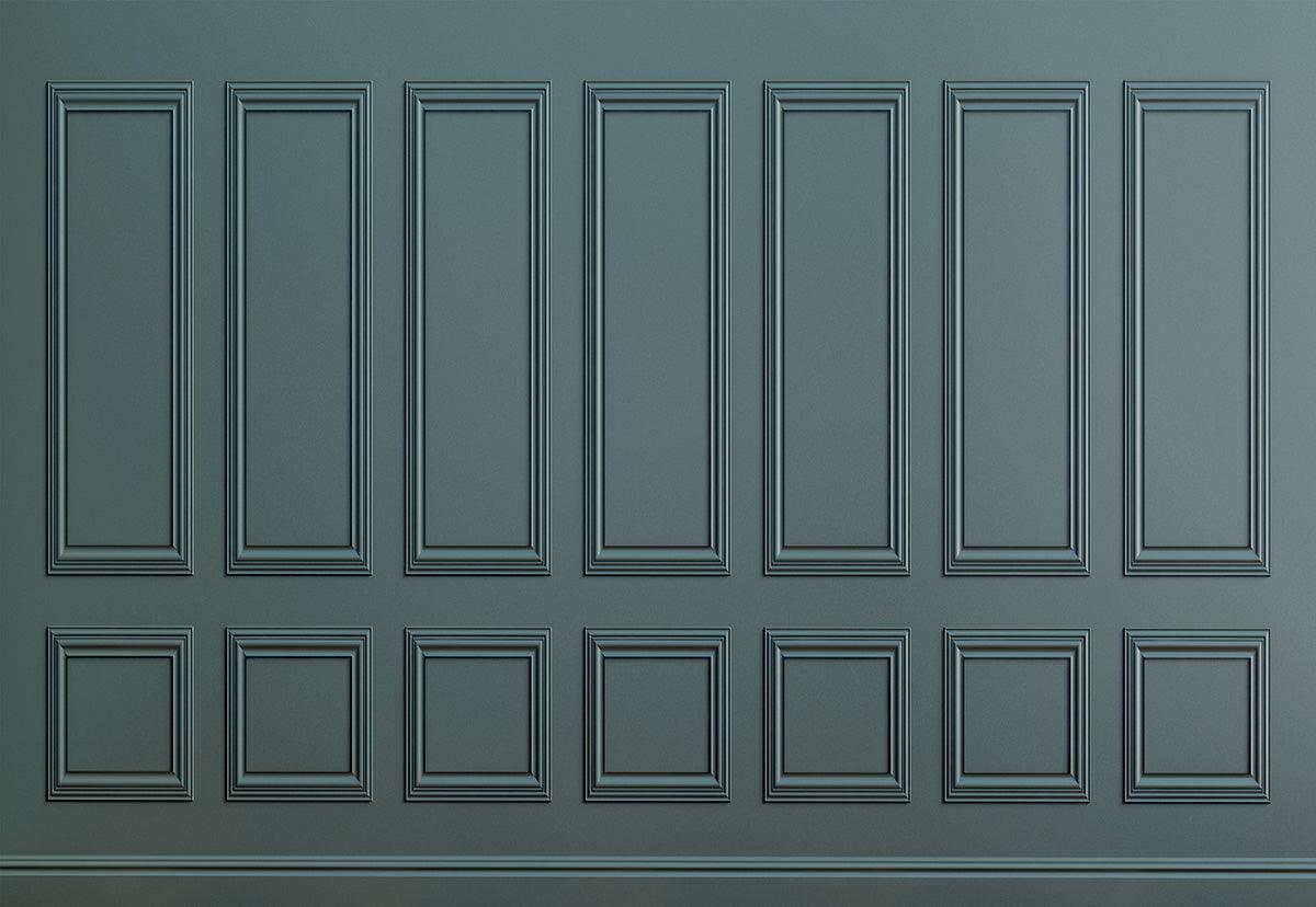 Morandi Blue Lattice Wall Wedding Backdrop