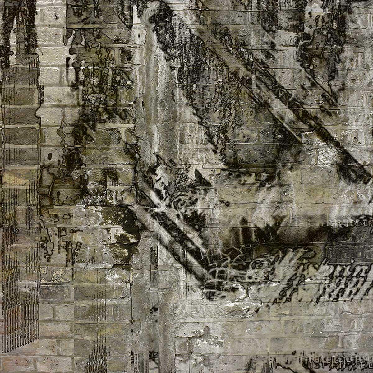 Graffiti Brick Wall Dark Portrait Backdrop for Photos