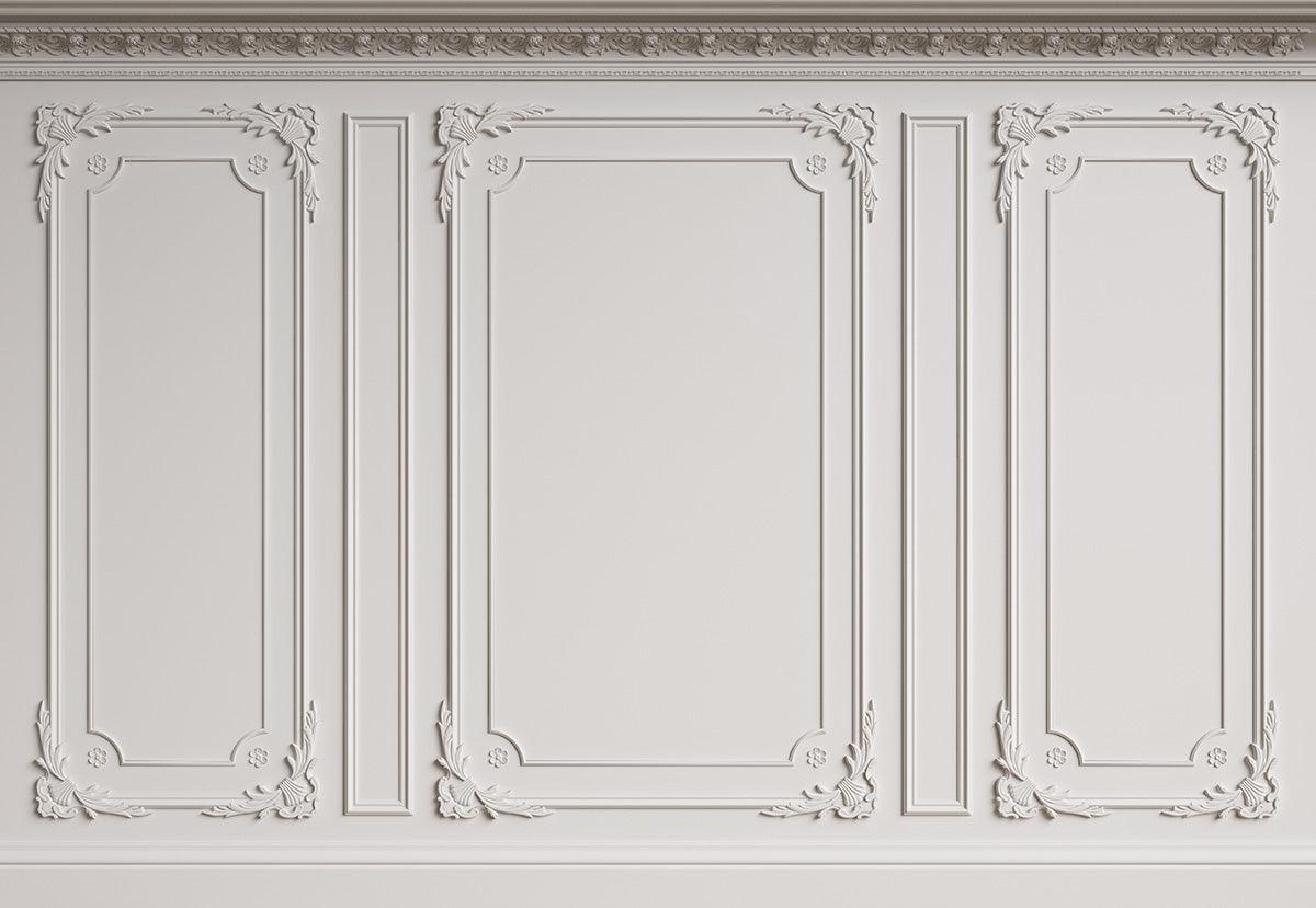 Wedding Beige Relief Wall Backdrops for Photography Prop