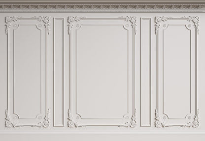 Wedding Beige Relief Wall Backdrops for Photography Prop