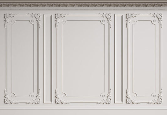 Wedding Beige Relief Wall Backdrops for Photography Prop