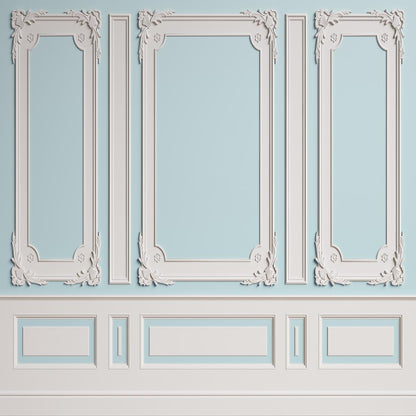 White Light Blue Art Texture Wall Wedding Backdrops for Studio