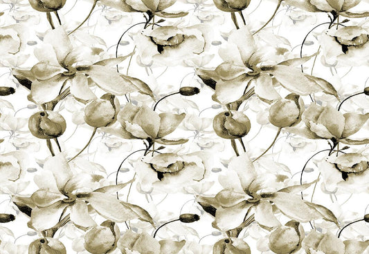 Dark Green Flowers Baby Show Backdrops