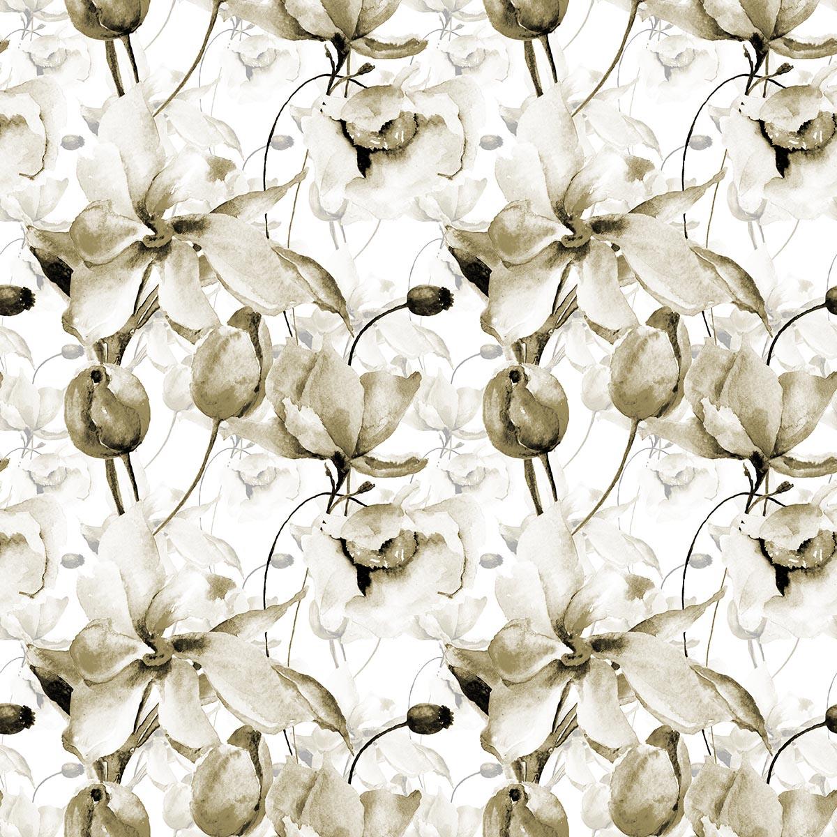 Dark Green Flowers Baby Show Backdrops