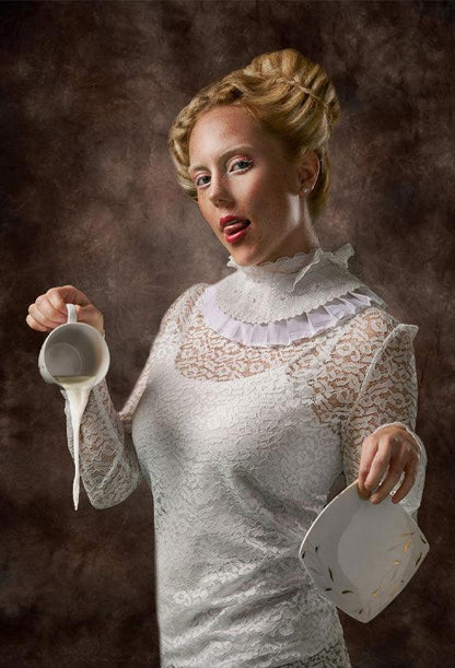 Dark Brown Abstract Mottled Photo Studio Backdrops