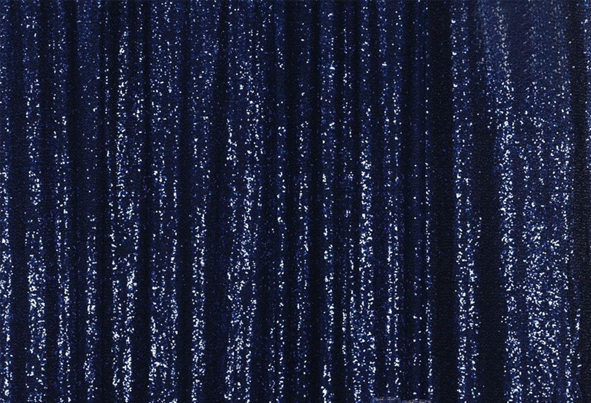 Navy Blue Sequins Fabric Photography Backdrop for Party
