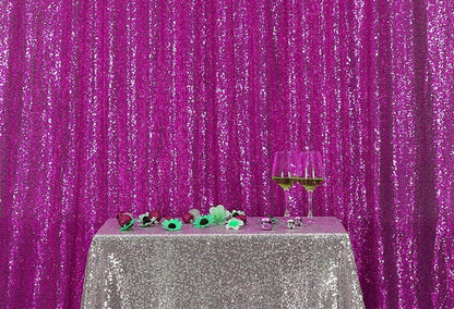 Rose Pink Sequins Fabric Photography Backdrop for Party