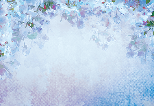 Oil Painting Blooming Vintage Floral Decorative Background Photo Backdrop SBH0032